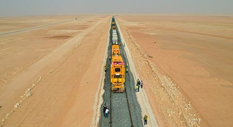 Algerian tracklaying (Photo CRCC)
