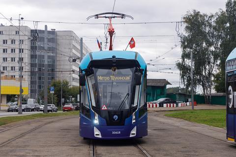 Moskva driverless tram (Photo Moskva Metro)