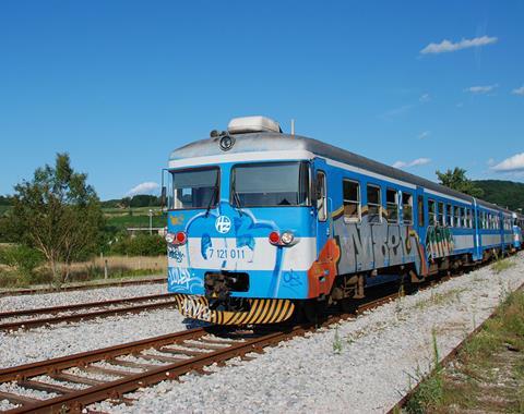 The 24 km Zaprešic - Zabok line northwest of Zagreb is to be modernised and electrified (Photo: Toma Bacic).