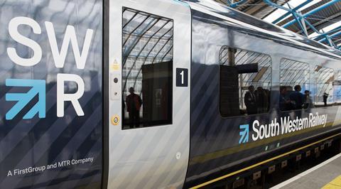 SWR train branding (Photo: Tony Miles)
