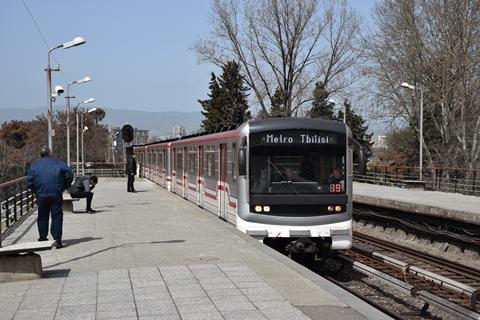 Tbilisi metro train