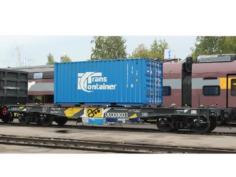 Altaivagon has obtained type approval for its Type 13-2114-11 container flat wagon.