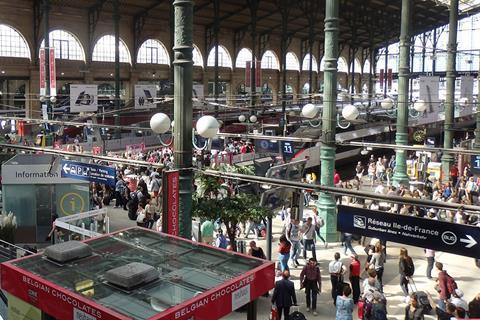 Paris Nord station.