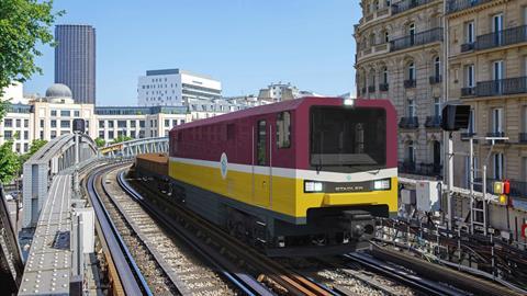 Paris metro battery loco impression (Image Stadler)