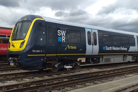 SWR Class 701 Arterio Bombardier Transportation Aventra EMU
