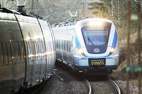 Stockholm Pendeltåg commuter trains