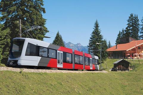 Stadler is to supply three trainsets for the Bergbahn Lauterbrunnen-Mürren line.