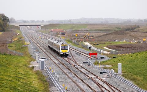 First train EWR Steeple Claydon