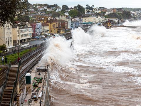 Dawlish sea wall