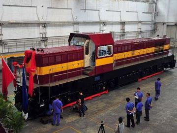 CNR Type DF7G-E locomotive for EVR Cargo, Estonia.