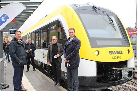 de SWEG Alstom Lint DMU unveiling