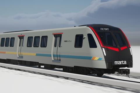 MARTA Stadler metro train impression