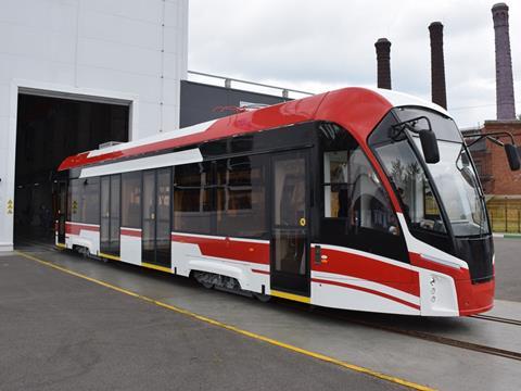 PK TS presented the first Lionet tram last year (photo: Vladimir Waldin).