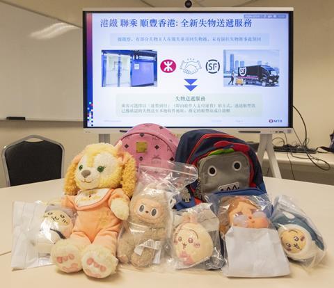 Hong Kong lost property (Photo MTR Corp)