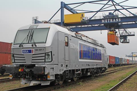 Metrans Siemens Vectron locomotive