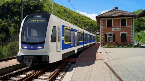 Ferrovie Autolinee Regionali Ticinesi has awarded Stadler a contract to supply eight custom-made electric multiple-units to the Centovalli railway