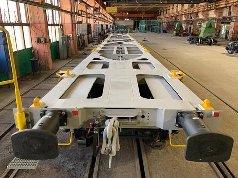 KVSZ Sggrss 80 wagon in factory