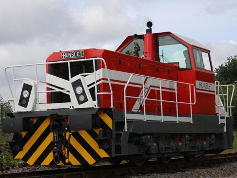 Hunslet DH60C diesel shunting locomotive.