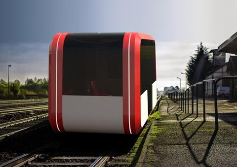 Akiem has signed a letter of intent paving the way for a financial and industrial partnership to develop the Taxirail concept for an autonomous ‘railpod’ ultra light rail shuttle vehicle.
