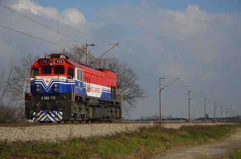 HZ Cargo locomotive
