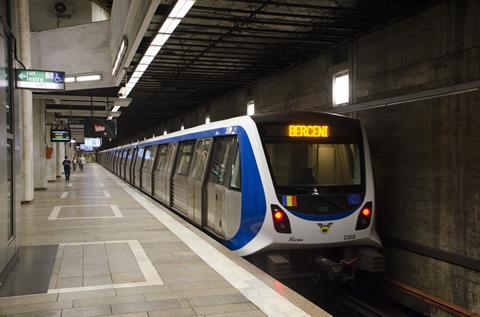 Bucuresti Metrorex metro train (Photo: Toma Bacic)