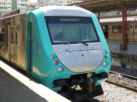 Alstom Metropolis electric multiple-unit for Rio de Janeiro operator SuperVia.