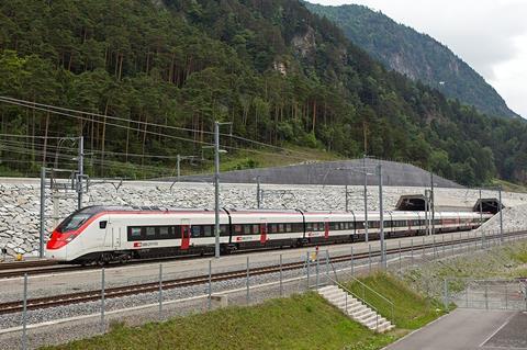 Swiss Federal Railways has placed a SFr250m firm order for seven more Stadler Giruno trainsets for use on cross-border services to Germany (Photo: Stadler).