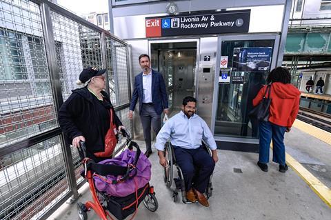 New York MTA has undertaken accessibility works at Livonia Av station on the L line (Photo: Marc A.Hermann/MTA).