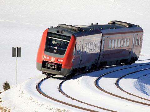 Lindau - Augsburg train (Photo DB/Uwe Miethe).