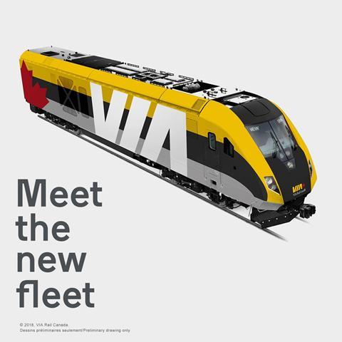 Siemens has been awarded a C$989m contract to supply a fleet of 32 push-pull inter-city trainsets to enter service on the Québec city - Montréal - Toronto - Windsor corridor from 2022, national passenger operator VIA Rail announced.