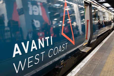 Avanti West Coast branding (Photo Tony Miles)