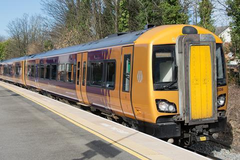 West Midlands Trains Class 172 DMU at Acocks Green (Photo: Tony Miles)