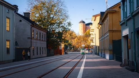 Uppsala proposed tramway impression