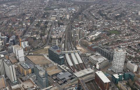 East Croydon aerial view (Network Rail)