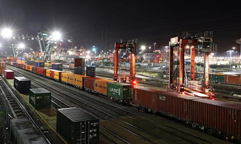 Rail freight in Southampton (Photo DP World)