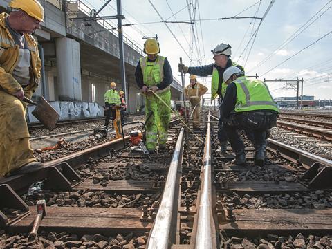 ProRail has awarded VolkerRail a contract to undertake track maintenance around Amsterdam  (Photo: ProRail/Jos van Zetten).