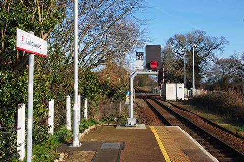 Lingwood station signal