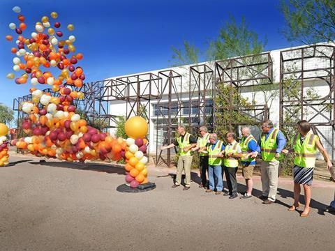 A balloon release marked the official start of construction on the Gilbert Road Extension of the Valley Metro network in the city of Mesa, Arizona on October 15.