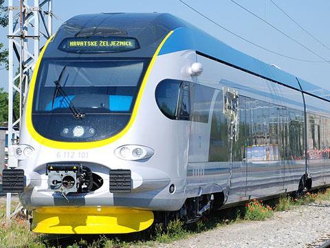 Prototype electric train for Zagreb suburban services (Photo: Toma Bacic).