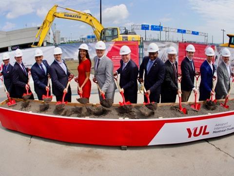 ADM Aéroports de Montréal held a groundbreaking ceremony on July 19 for the REM station at Montréal-Trudeau International Airport.