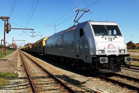 TX Train in Padborg, Denmark (Photo TX Logistik AB)