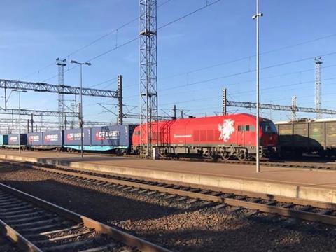 The 9559 km freight service from Poland to China ran via Kaliningrad oblast, Lithuania, Belarus, Russia and Kazakhstan.