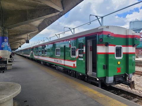 Korean-built coach in Bangladesh (Photo Korail)