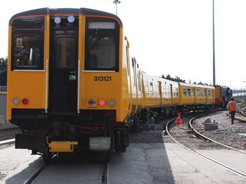 Network Rail ETCS test train.