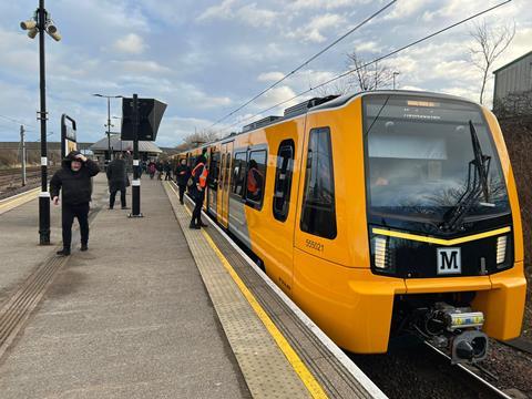 Tyne & Wear Metro Stadler Class 555 train (Photo Nexus)