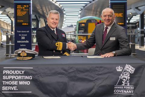 Govia Thameslink Railway has signed the Armed Forces Covenant