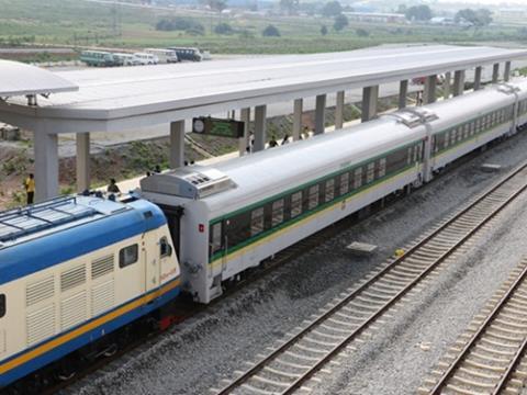 The isolated Abuja - Kaduna standard-gauge line was completed by CCECC in 2016.