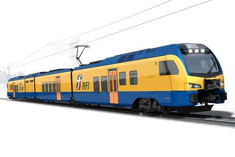 RFI Stadler Mermec diagnostic train impression