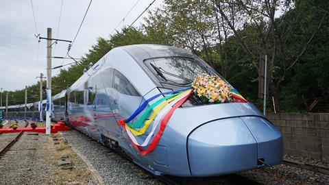 Korean high speed train