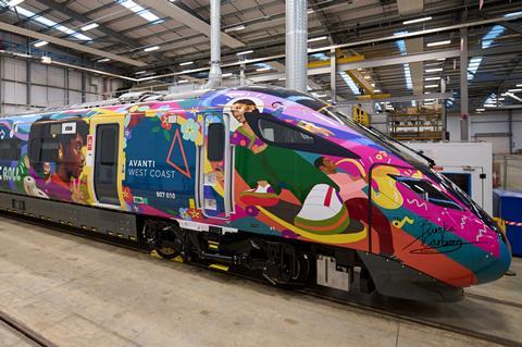 Avanti West Coast Together We Roll train wrap